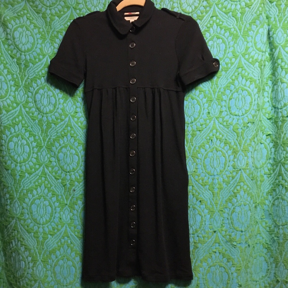Burberry 100% Wool Button down Midi Dress